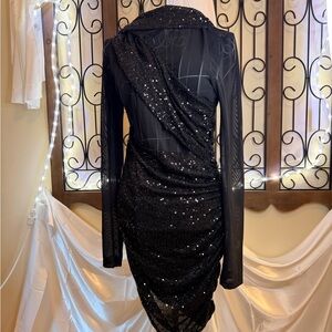 slim fit dress slacks BABEYOND Tassel Hem Peacock Plus Size Dress, Plus Size Dresses, Pine Green / Light Gold, 2XL main image 0